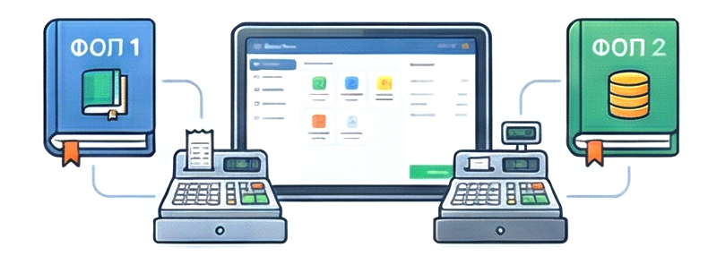 Одночасна робота з декількома ФОП