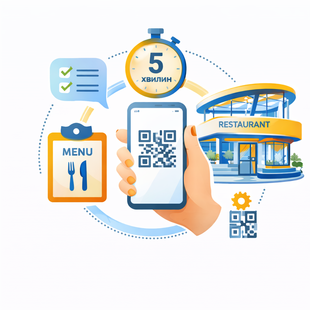 Безкоштовне QR Меню за 5 хвилин для кафе та ресторанів