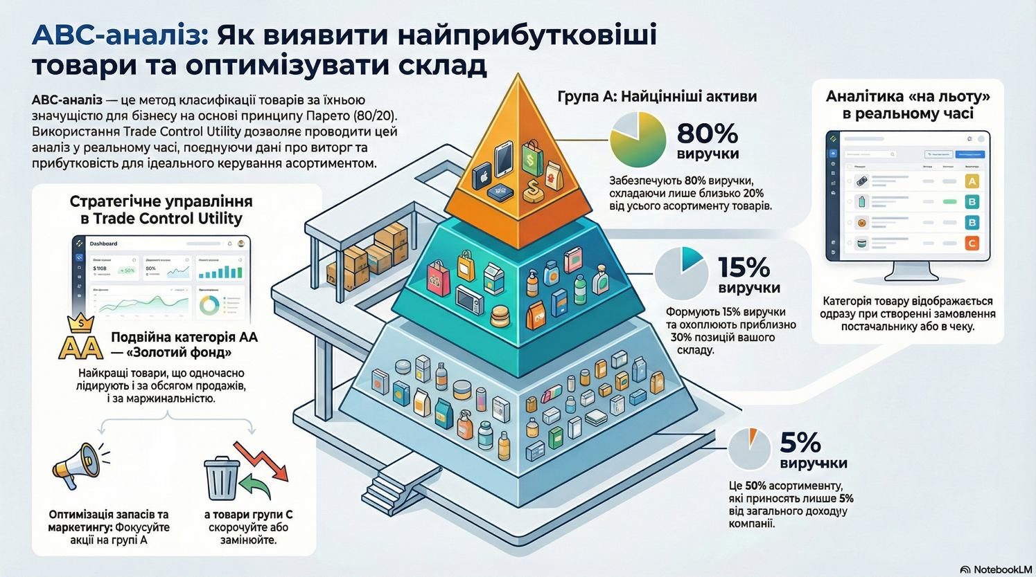 ABC-аналіз продажів у роздрібній торгівлі